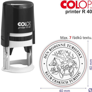 Kulaté razítko Colop printer R 40 - průměr: 40 mm